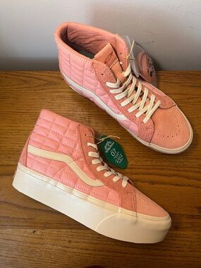 VANS Sneakers Sk8-Hi Reissue Platform LX Joe Freshgoods Pink Coral Almond 10.5